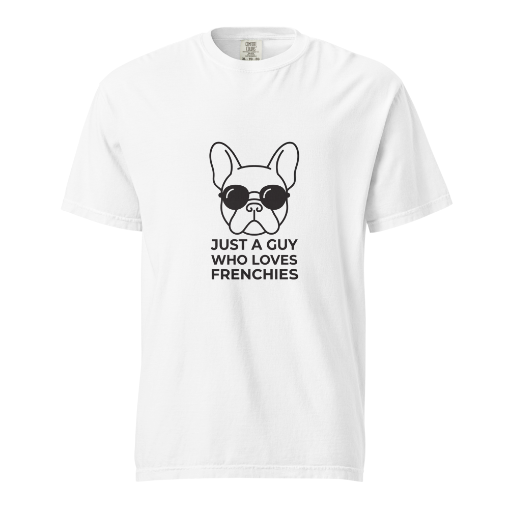 Lesnort - "Just a Guy Who Loves Frenchies" Bold Retro Graphic Tee