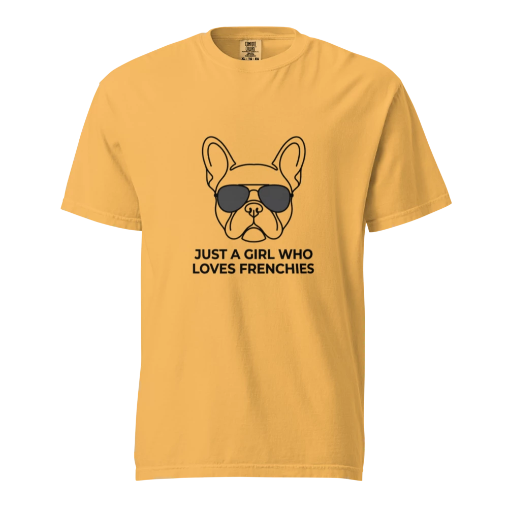 Lesnort - Cool Frenchie Mom Graphic T-Shirt | Dog in Shades