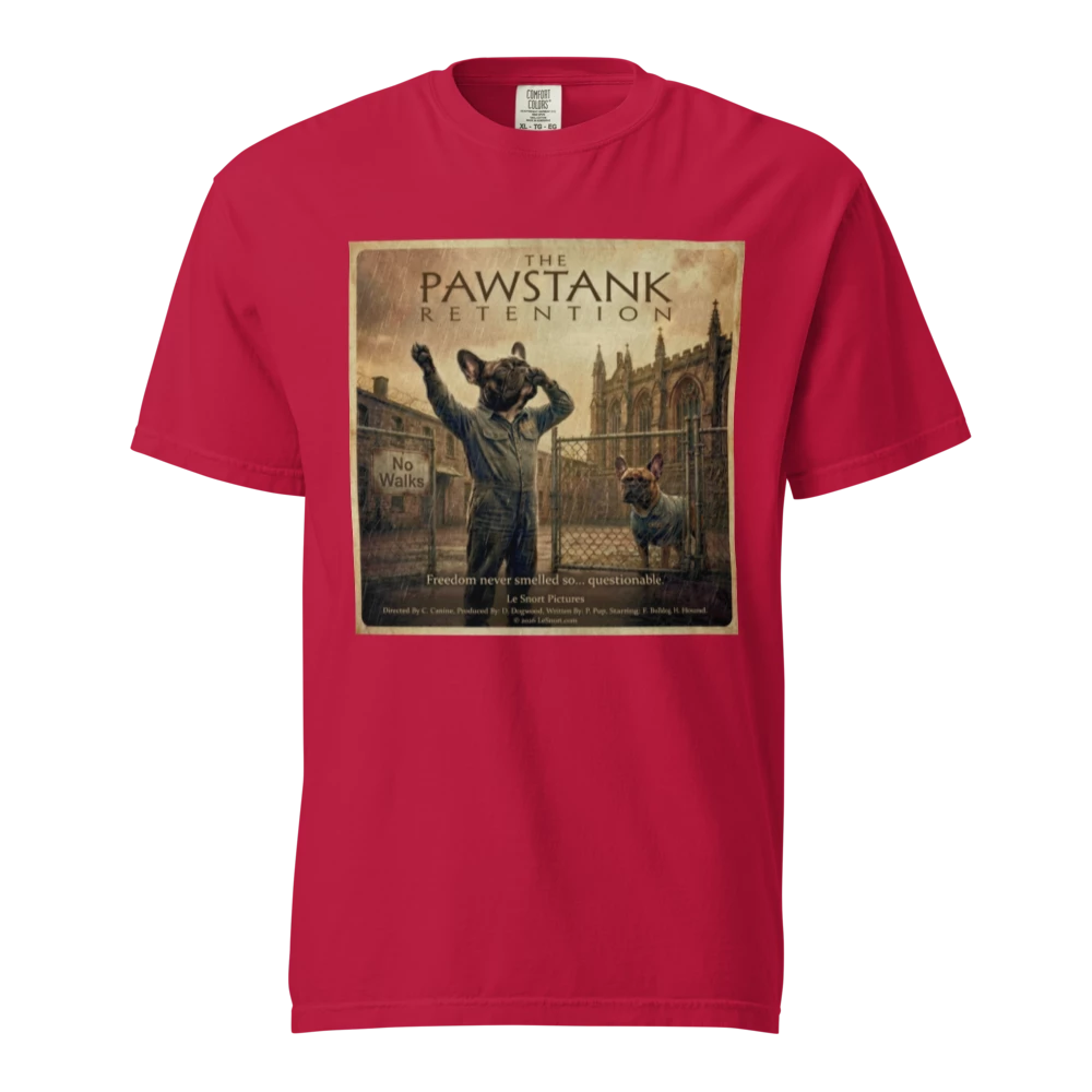 Lesnort - "The Pawstank Retention" Funny Dog Parody Tee