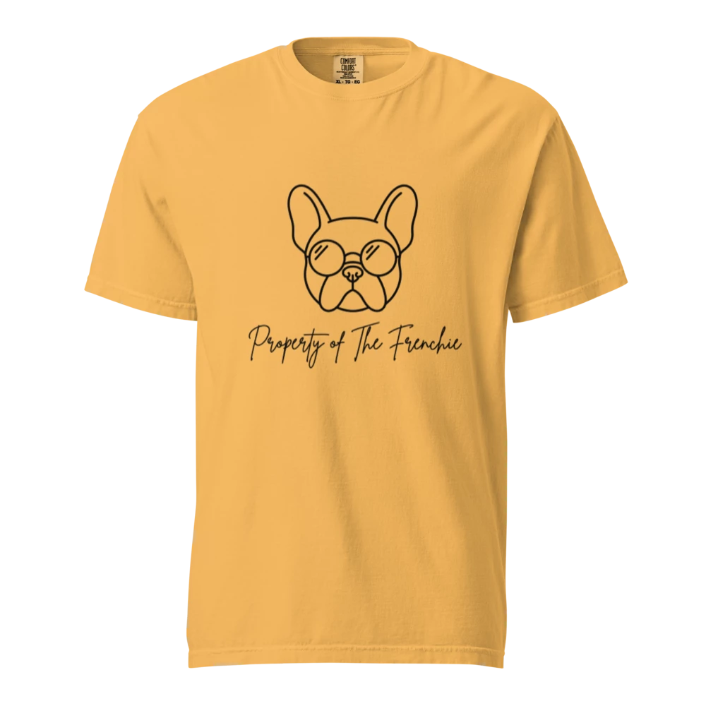 Lesnort - Minimalist "Property of The Frenchie" Dog Lover T-Shirt