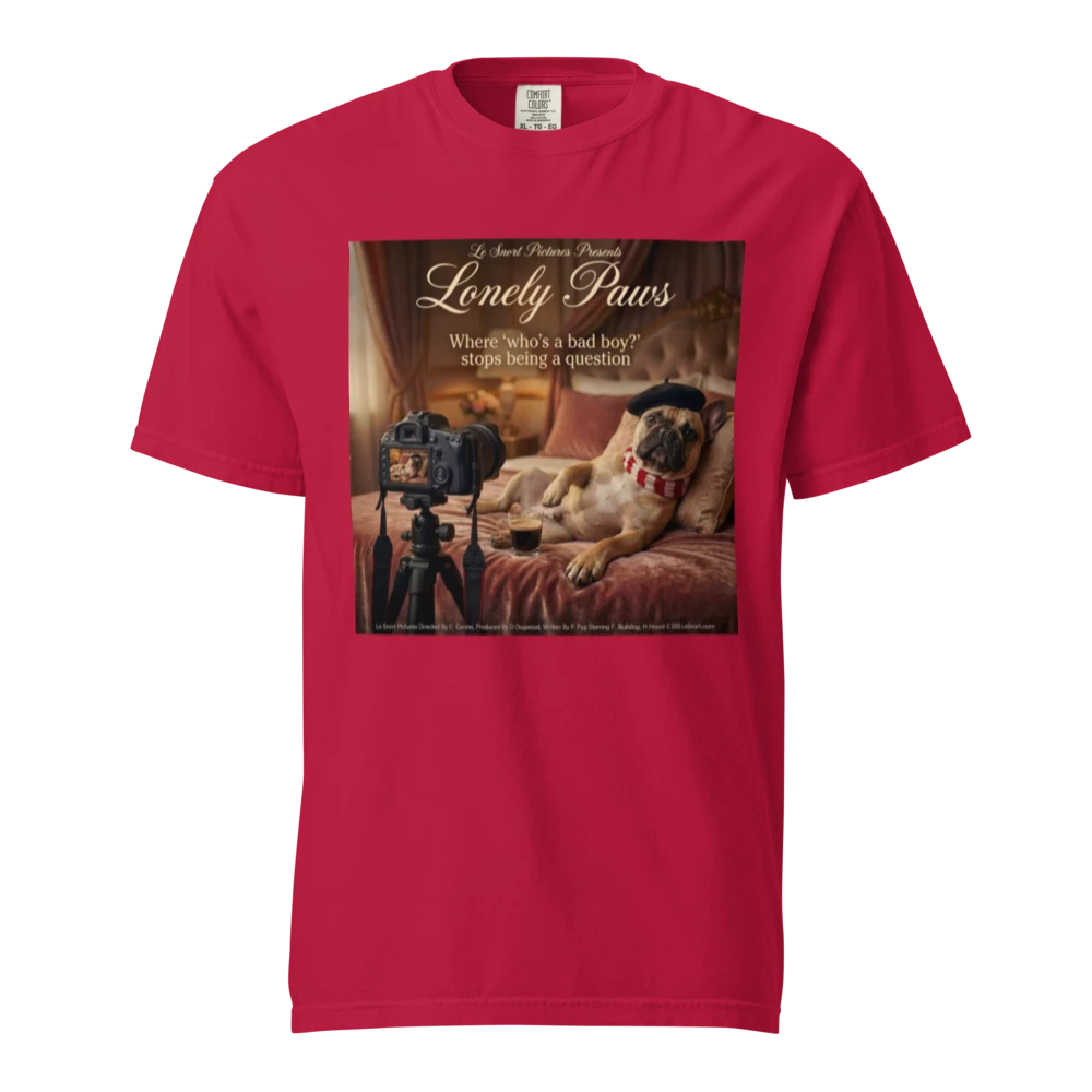Lesnort - "Lonely Paws" Bad Boy Frenchie Parody Tee