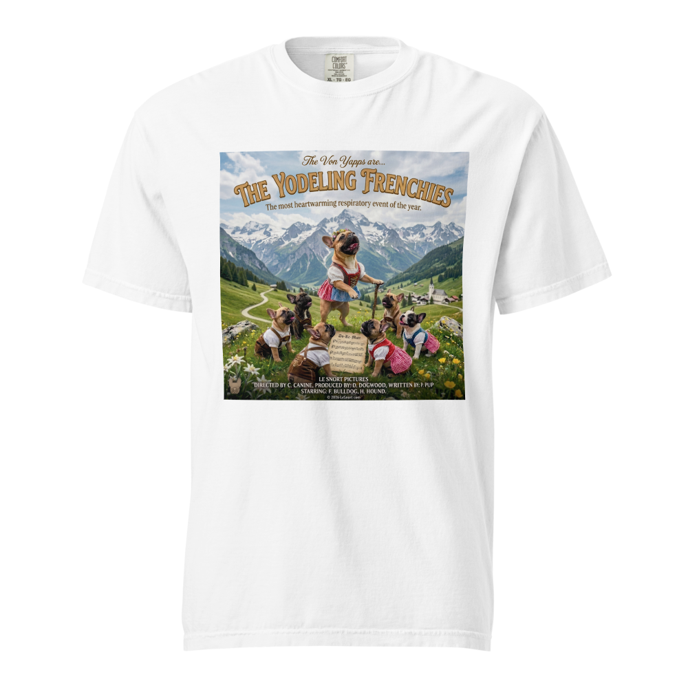 Lesnort - "The Yodeling Frenchies" Funny Musical Parody Graphic Tshirt