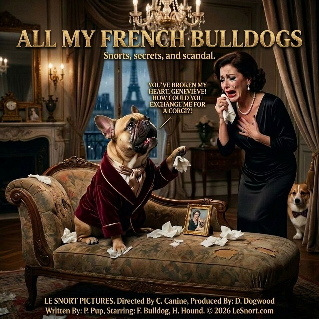 Lesnort - Episode 1 - "All My French Bulldogs" Soap Opera Parody Tshirt