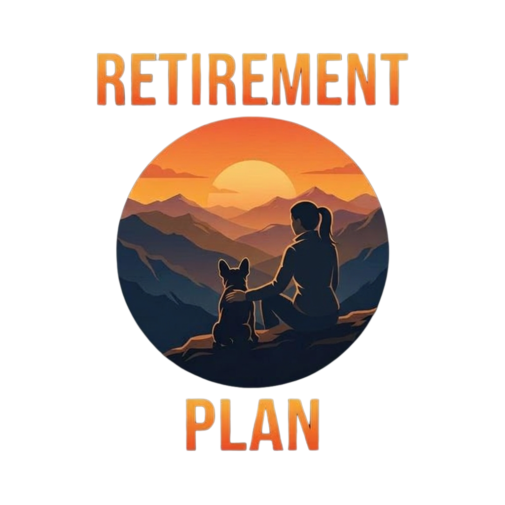 Lesnort - For Women - "Retirement Plan" Frenchie Mountain Sunset Graphic Tee