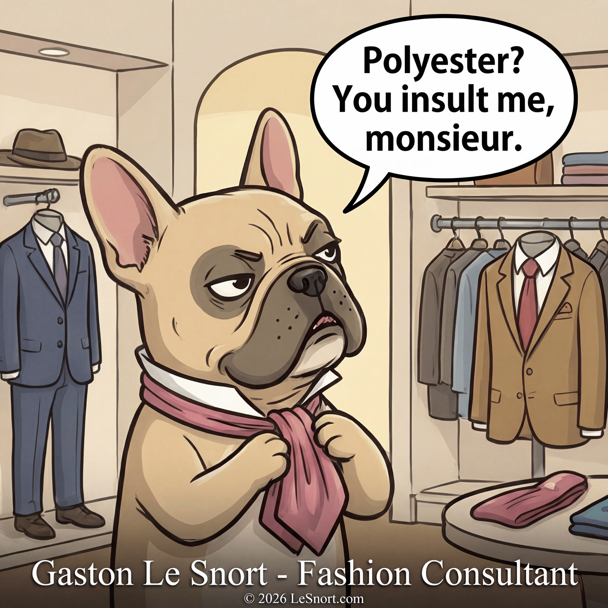 Lesnort - Gaston Le Snort – Polyester? You Insult Me, Monsieur