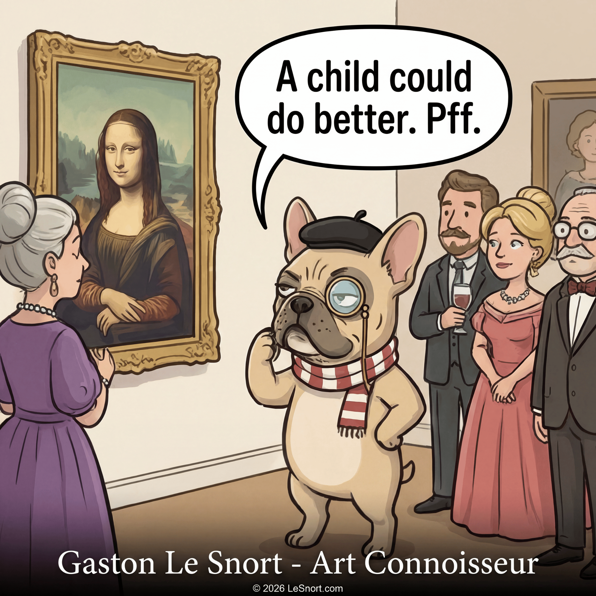 Lesnort - Gaston Le Snort – Art Connoisseur Tee