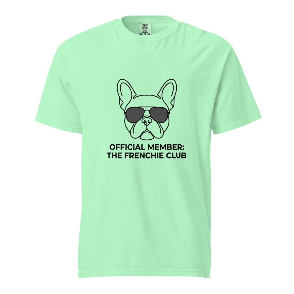 Lesnort - "Official Member: The Frenchie Club" Aviator Graphic Tee