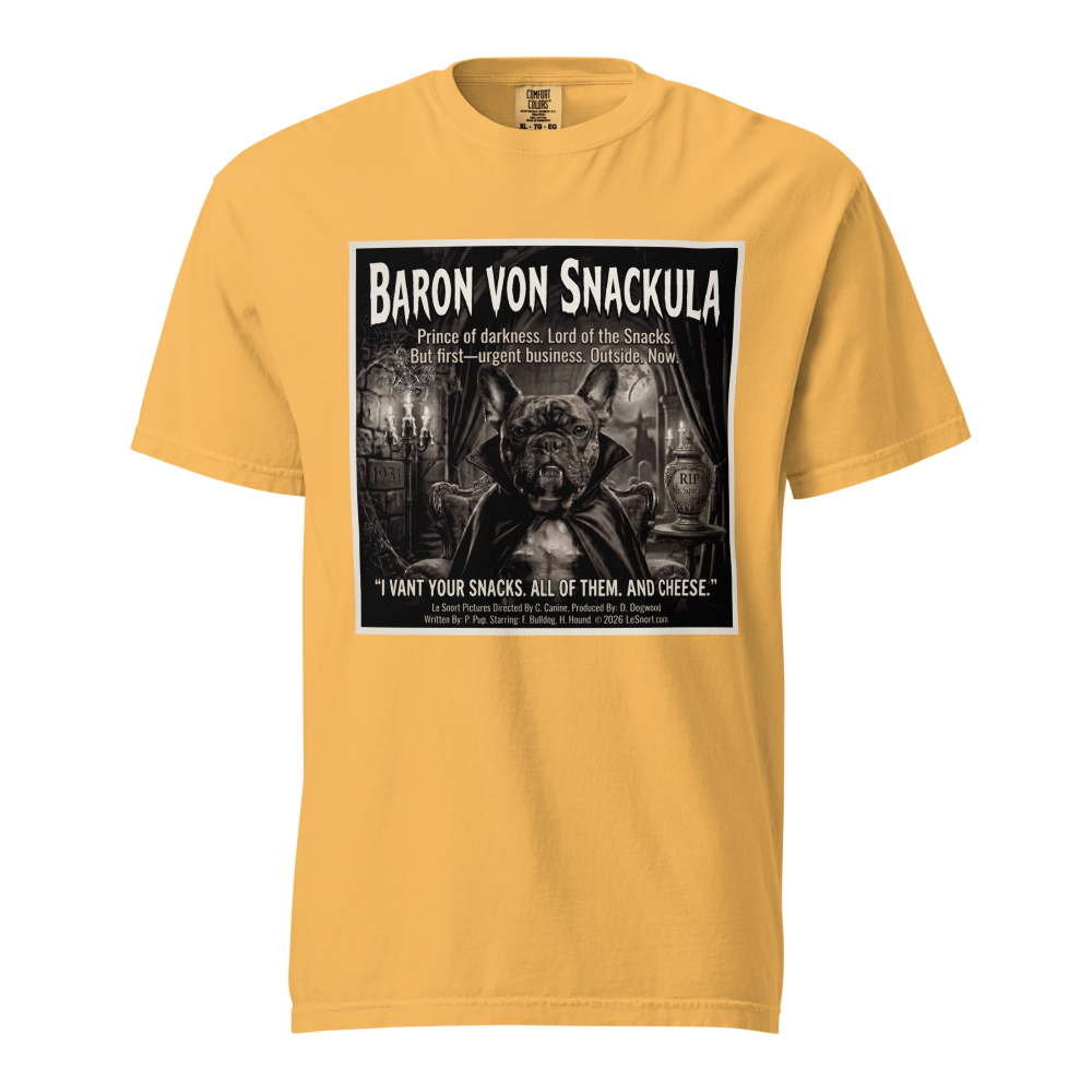 "Baron Von Snackula" Vampire Frenchie