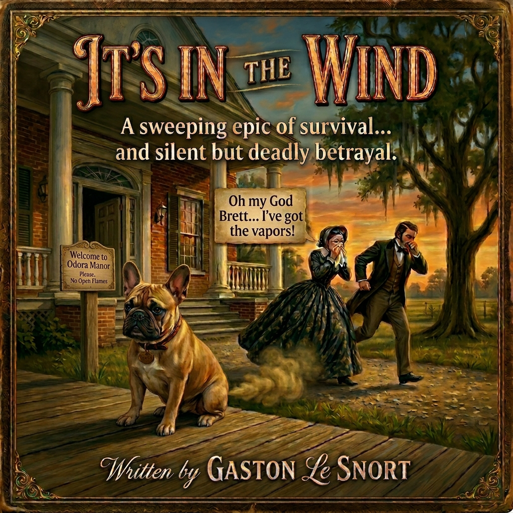 Lesnort - "It's In The Wind" Funny Frenchie Parody Tshirt