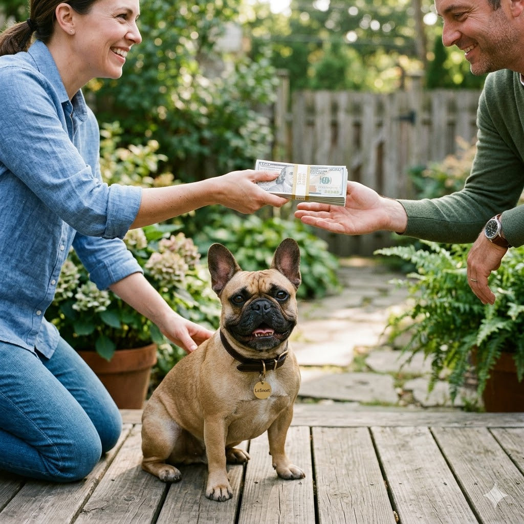 french-bulldog-lesnort-garden-cash-exchange