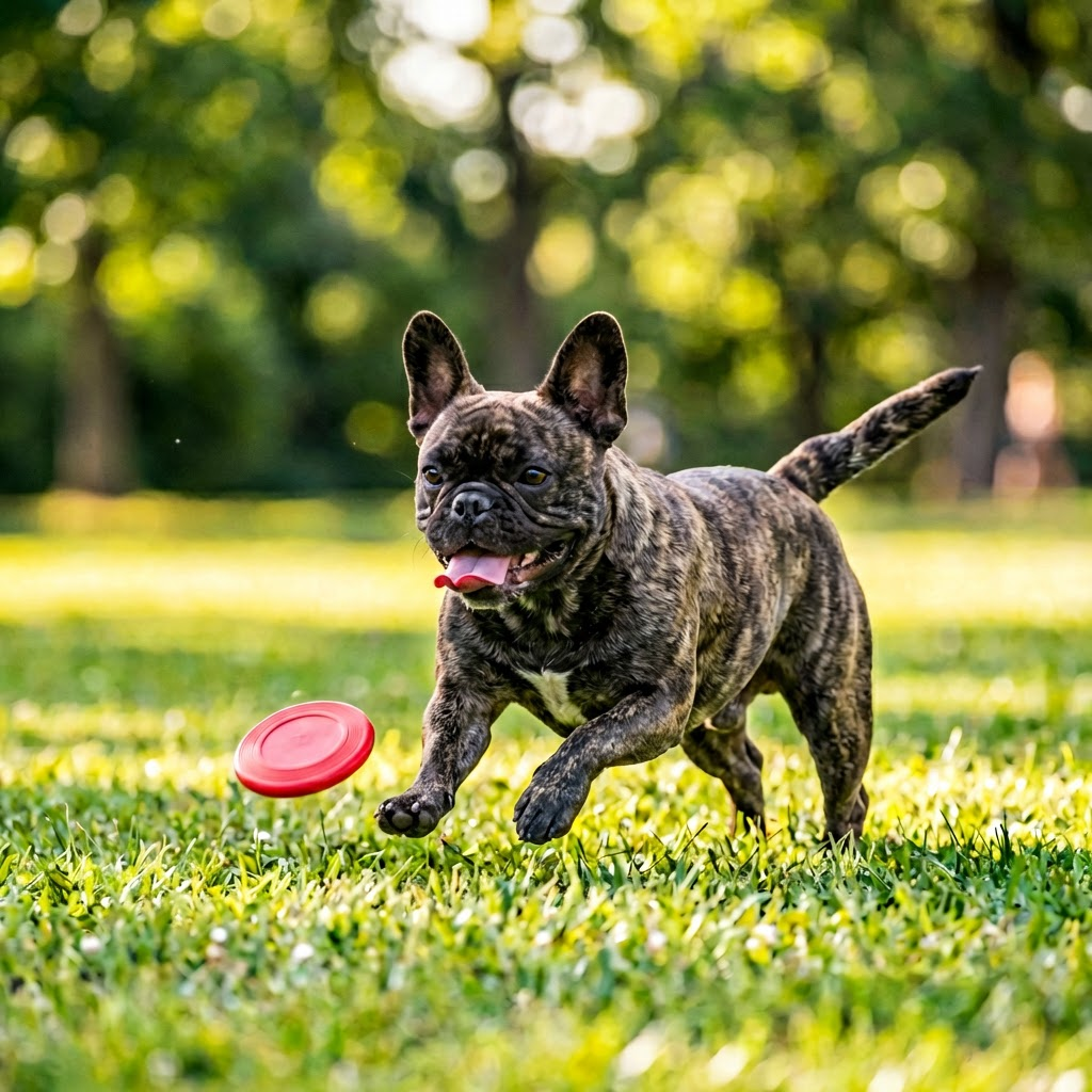 brindle-french-bulldog-chasing-frisbee