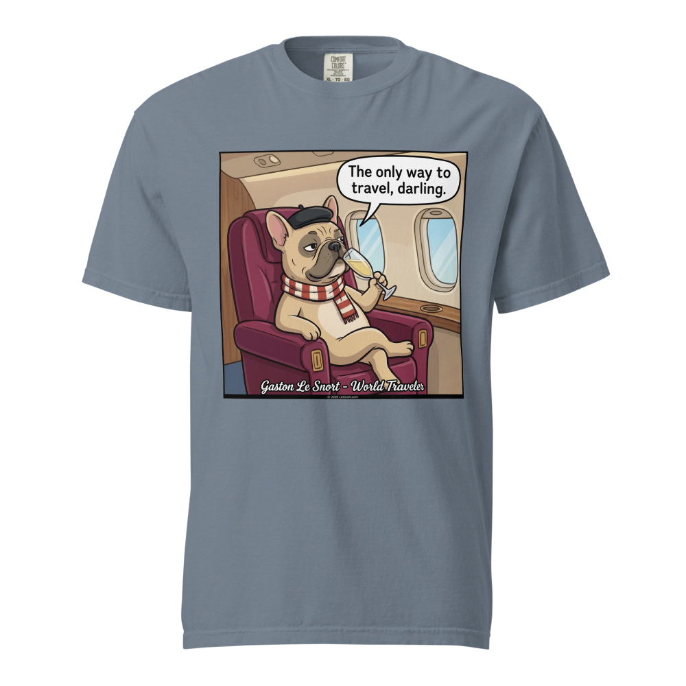 Lesnort - Gaston Le Snort – World Traveler T‑Shirt