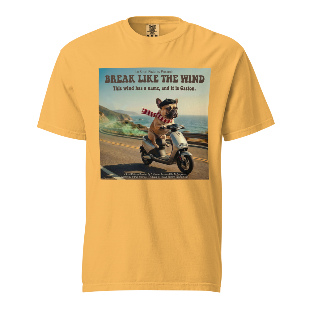 Lesnort - "Break Like The Wind" Gaston Movie Poster Tee
