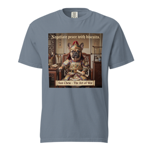 Lesnort - "Sun Chew - Negotiate Peace" Funny Frenchie General Tee
