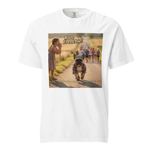Lesnort - "Run, Frenchie" Retro Parody Graphic Tee