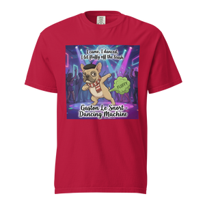 Lesnort - Gaston Le Snort - Dancing Machine" Frenchie Party Tee