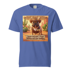 Lesnort - Sheriff Gravy Jackson – Lone Paw of the Desert Funny Dog T‑Shirt