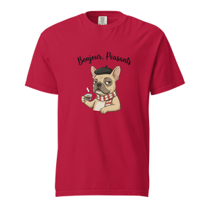 Lesnort - Bonjour, Peasants – The Sophisticated Frenchie Tee - With Gaston Le Snort