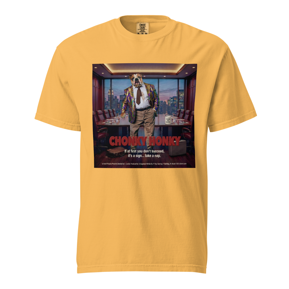Lesnort - "Chonky Honky" Funny Bulldog Movie Parody Tshirt