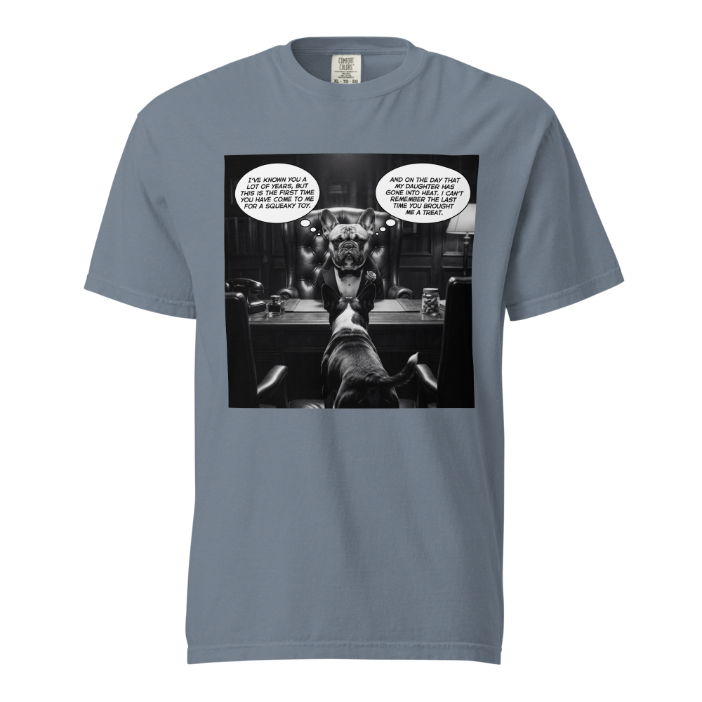 Lesnort - "A Favor for the Don" Mafia French Bulldog T-Shirt