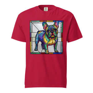 Lesnort - Luminous Stained Glass French Bulldog Graphic Tee