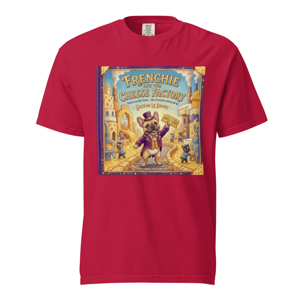 Lesnort - "Frenchie and the Cheese Factory" Funny Parody Graphic Tee