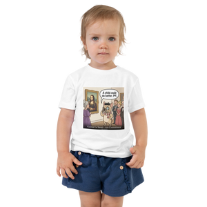 Lesnort - "A Child Could Do Better" Funny Museum Dog Toddler Tshirt