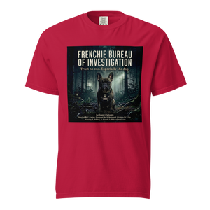 Lesnort - "Frenchie Bureau of Investigation" Sci-Fi Parody Tshirt  Description: