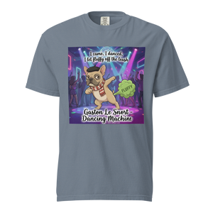 Lesnort - Gaston Le Snort - Dancing Machine" Frenchie Party Tee