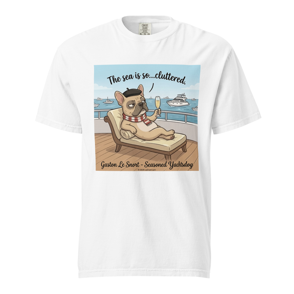 Lesnort - Gaston Le Snort  –  Seasoned Yachtsdog T‑Shirt