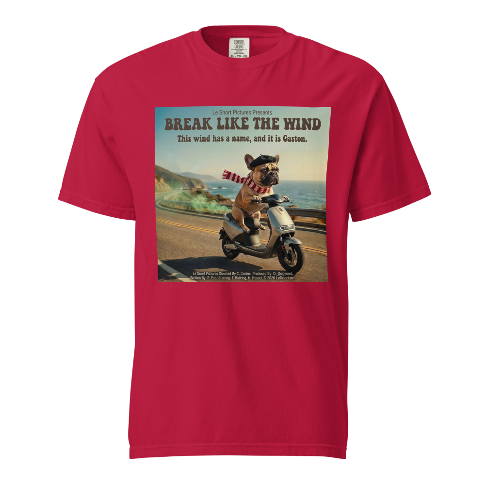 Lesnort - "Break Like The Wind" Gaston Movie Poster Tee