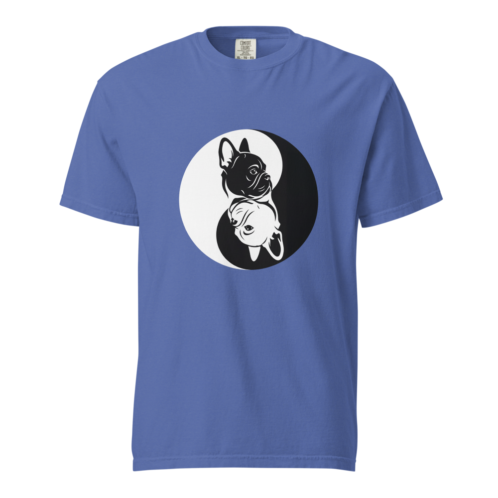 Lesnort - Frenchie Yin Yang Harmony Graphic T-Shirt