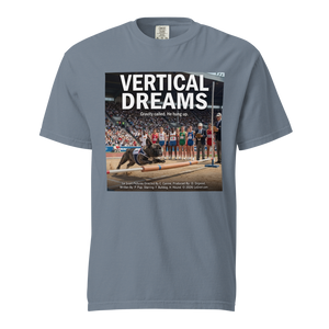 Lesnort - "Vertical Dreams" Funny Frenchie Athlete Tee