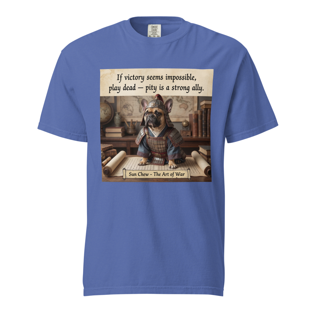 Lesnort - The Art of War "Pity is an Ally" French Bulldog Graphic Tee