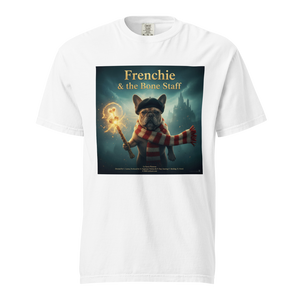 Lesnort - "Frenchie & the Bone Staff" Wizard Dog Graphic Tee