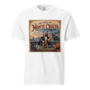 Lesnort - "The Count of Monte Crusto" Funny Frenchie Parody Tshirt