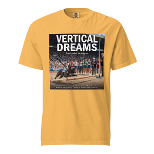 Lesnort - "Vertical Dreams" Funny Frenchie Athlete Tee