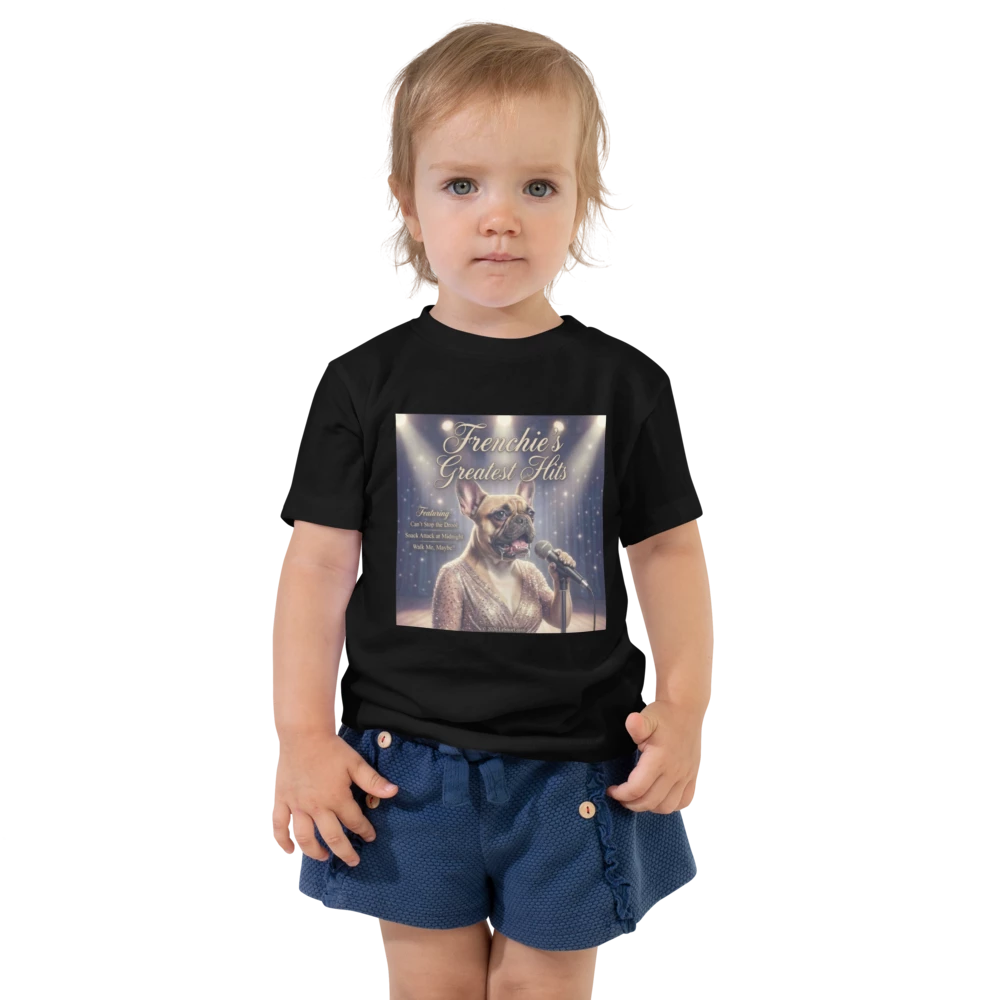 Lesnort - "Frenchie's Greatest Hits" Pop Parody Toddler Tee