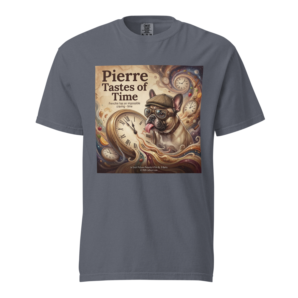 Lesnort - Pierre Tastes of Time – Frenchie Surrealism Graphic Tee