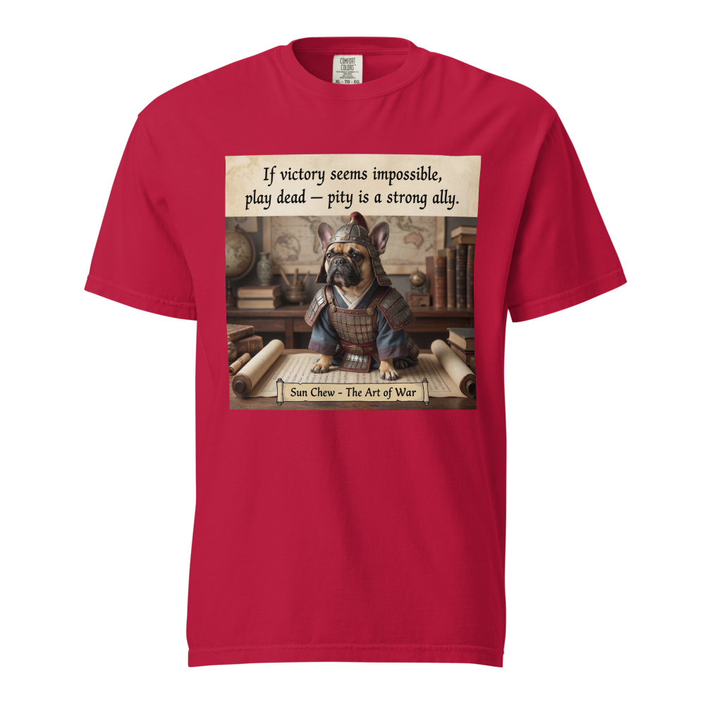 Lesnort - The Art of War "Pity is an Ally" French Bulldog Graphic Tee