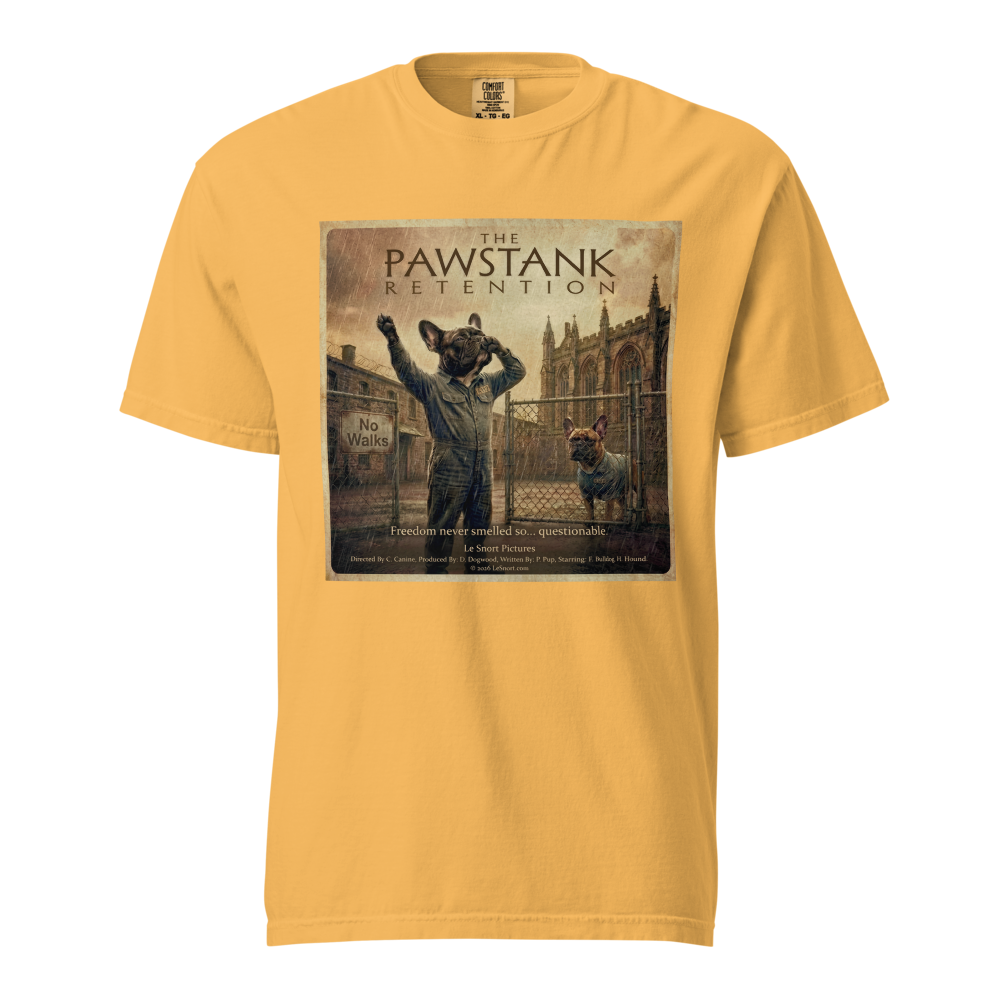 Lesnort - "The Pawstank Retention" Funny Dog Parody Tee