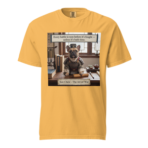 Lesnort - The Art of War "Bath Time" French Bulldog Graphic Tee