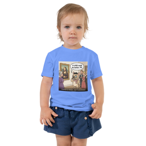 Lesnort - "A Child Could Do Better" Funny Museum Dog Toddler Tshirt
