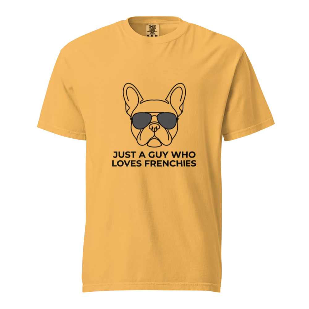 Lesnort - Cool Frenchie Dad Men's T-Shirt | Dog in Shades
