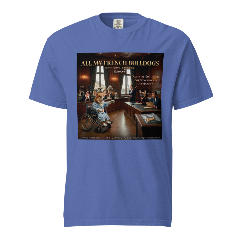 Lesnort - Episode 5 - "All My French Bulldogs" Courtroom Drama Parody Tshirt