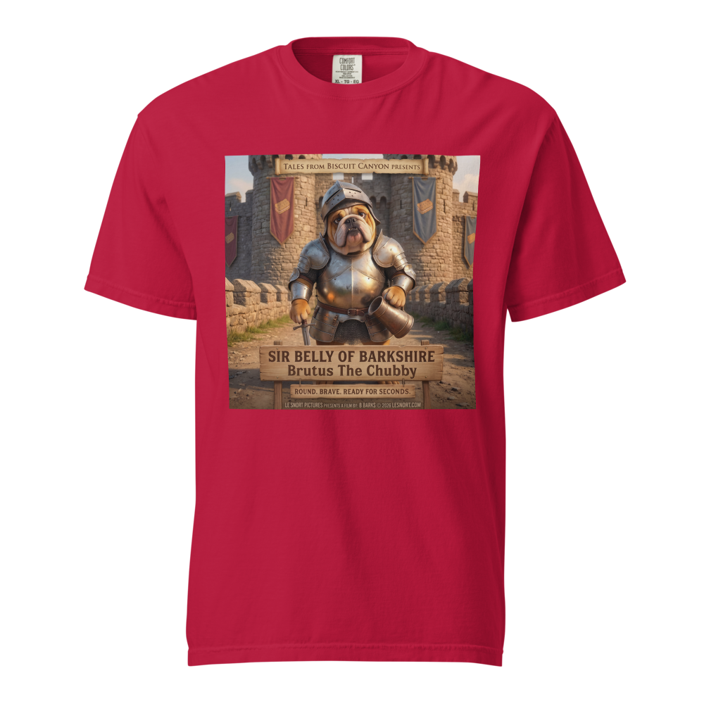 Lesnort - Sir Belly of Barkshire – Brutus the Chubby Knight Tee