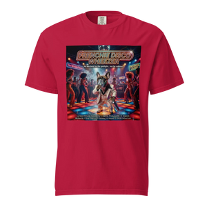 Lesnort - "Frenchie Disco Wheezer" Funny 70s Movie Parody Tshirt