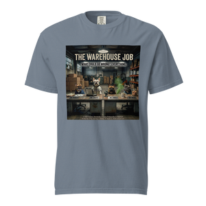 Lesnort - "The Warehouse Job" Funny Frenchie Heist Parody Tshirt