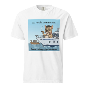 Lesnort - Gaston Le Snort - "Au Revoir, Commoners" Yacht T-Shirt