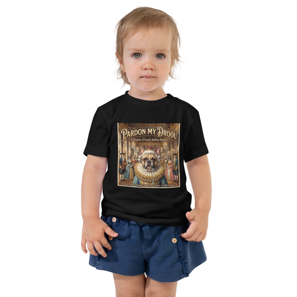 Lesnort - "Pardon My Drool" Funny Royal Dog Toddler T-Shirt